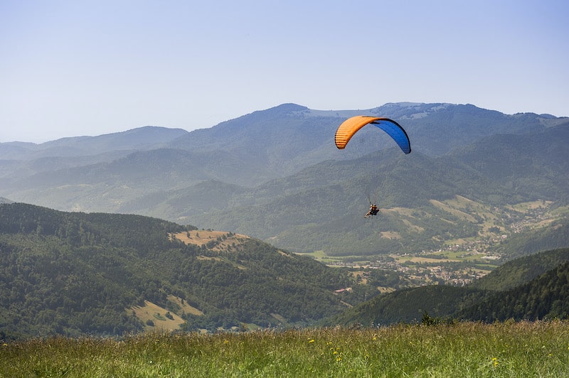 parapente expériences du Massif des Vosges