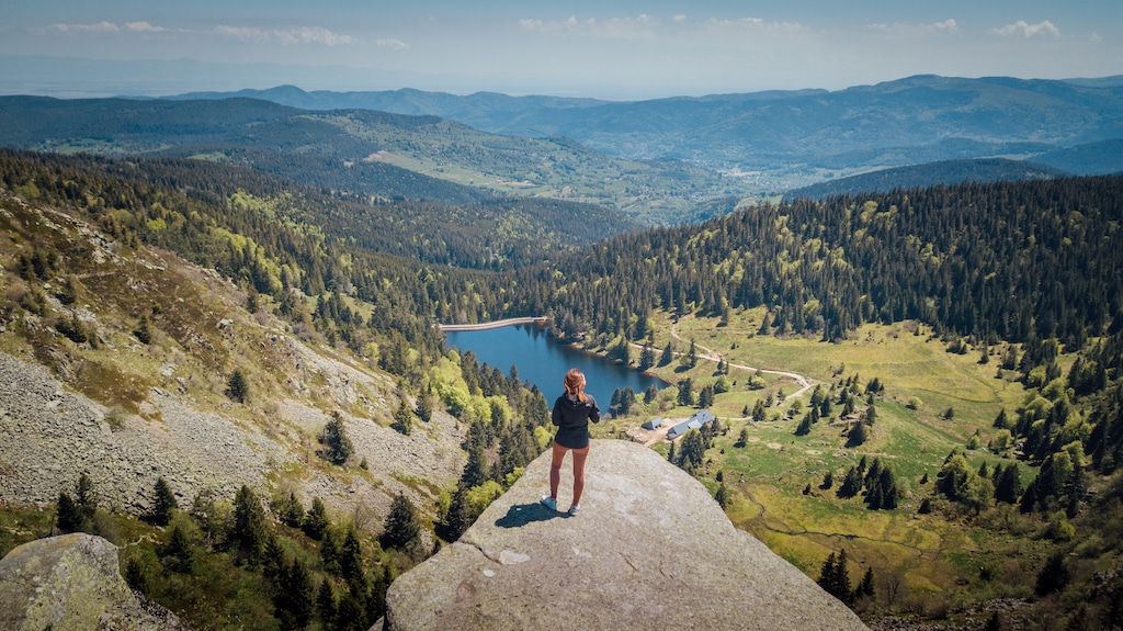 expériences du massif des Vosges lac des truites